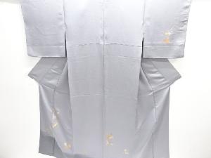 抽象葉模様訪問着